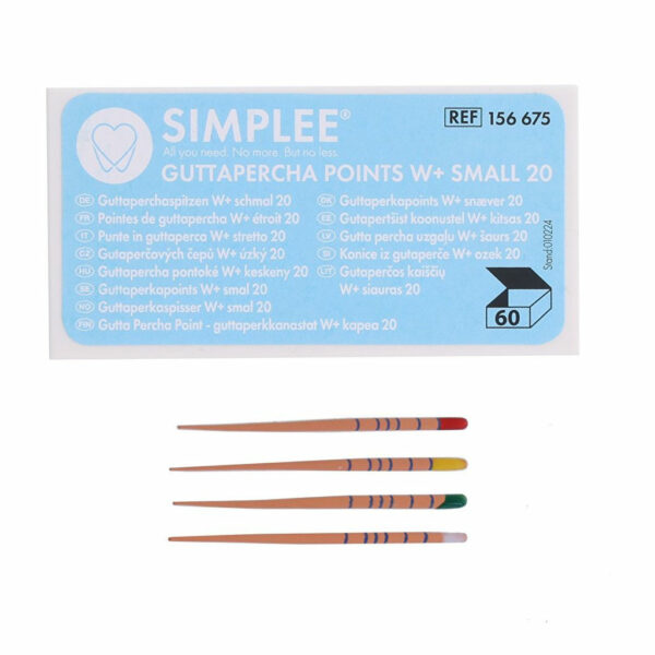 Simplee W+ guttapercha csúcsok
